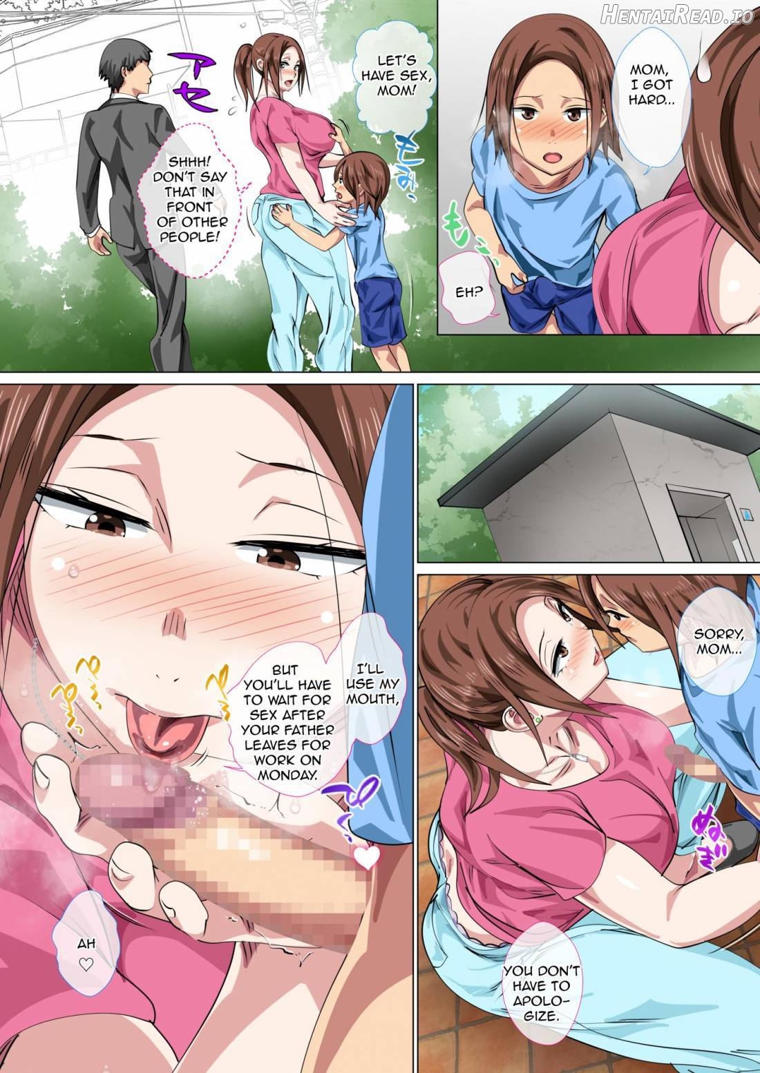 Okorinbo Mama no Amayakashi Sex de Furyou Musuko ga Kousei Shita Hanashi Chapter 1 - page 52