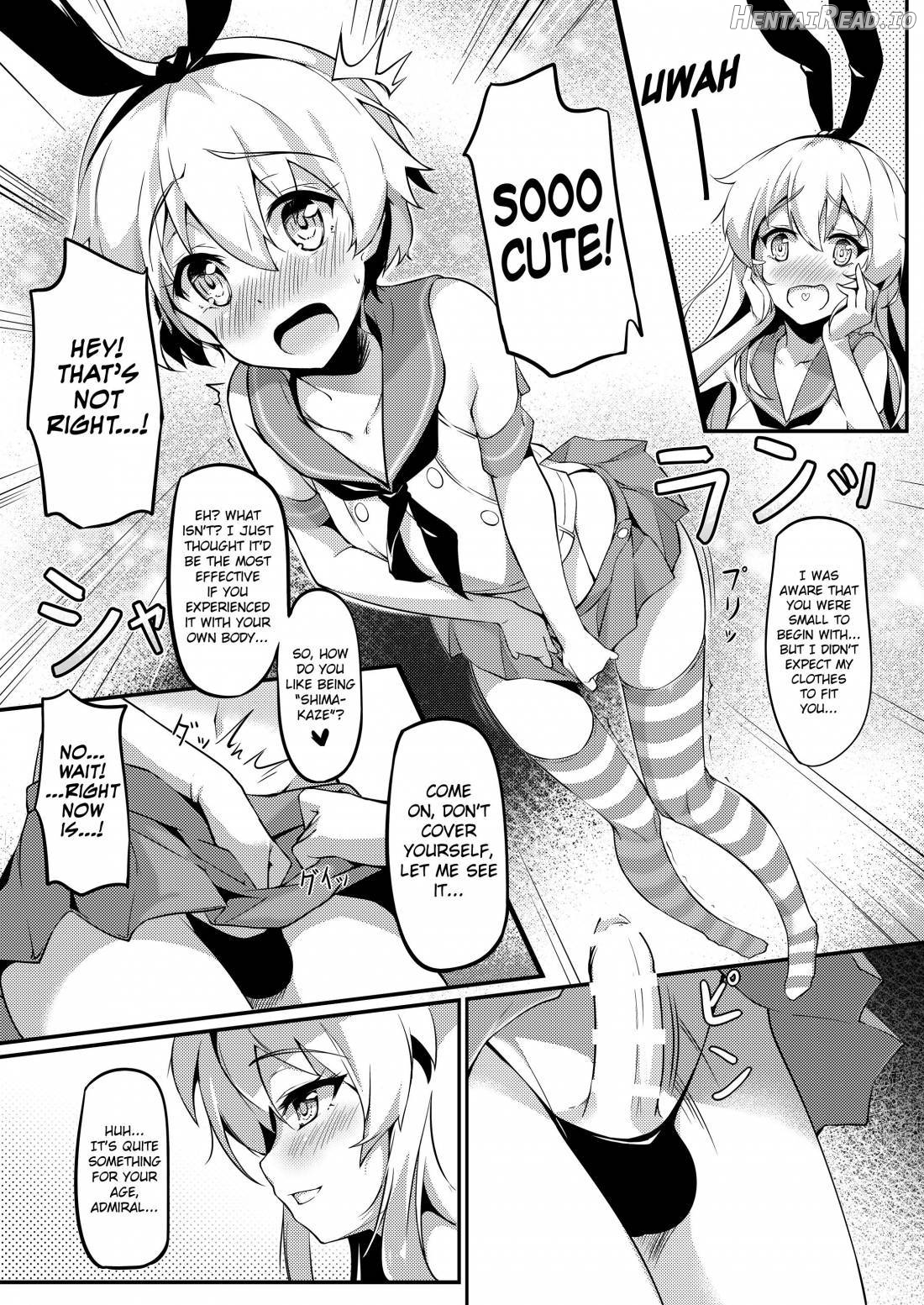 Teitoku no Shota Chinpo ga Itakunaru made Shimakaze ga Tomaranai Chapter 1 - page 3