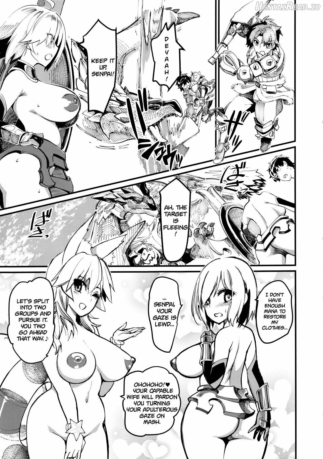 Mash to Tamamo to Master to Kari Chapter 1 - page 8