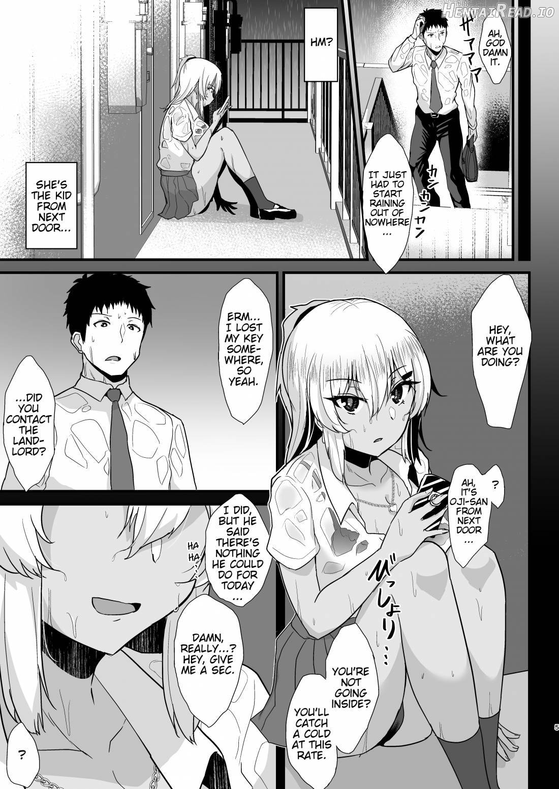 Kuro Gal JK o Tasuketara Doutei o Ubawarete Kayoizuma ni Natta Hanashi Chapter 1 - page 4