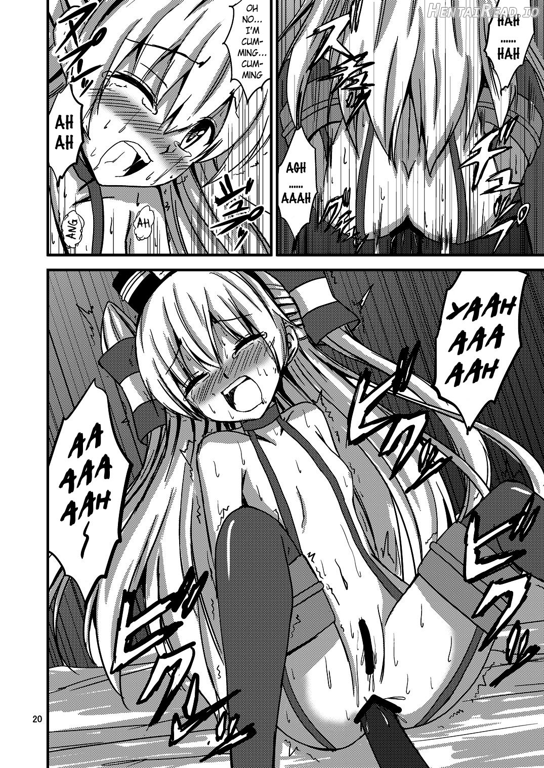 Kuubo Wo-Kyuu-chan no Amatsukaze Yuri Dorei Choukyou ~Shuuchi 3P Choukyou Hen~ Chapter 2 - page 21