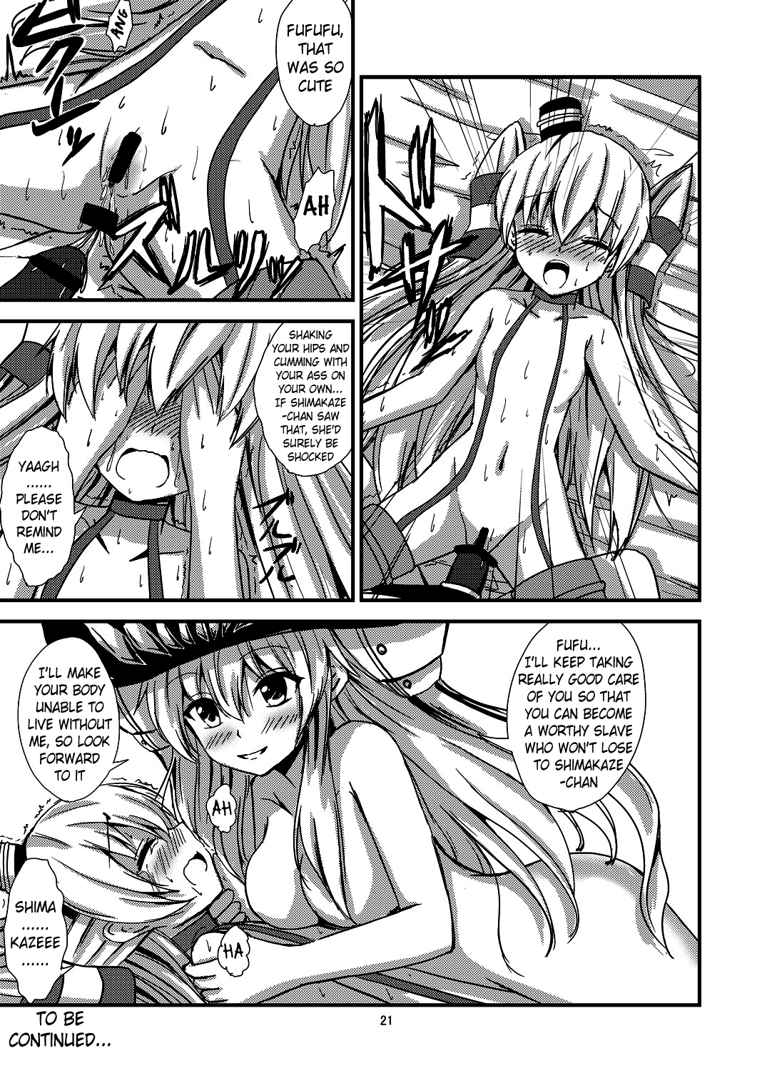 Kuubo Wo-Kyuu-chan no Amatsukaze Yuri Dorei Choukyou ~Shuuchi 3P Choukyou Hen~ Chapter 2 - page 22