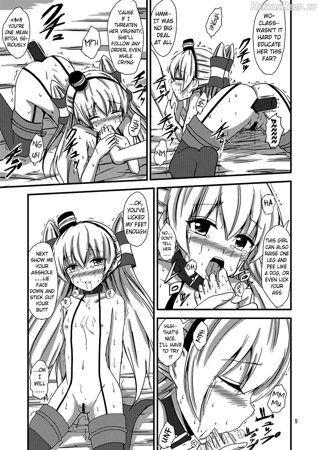 Kuubo Wo-Kyuu-chan no Amatsukaze Yuri Dorei Choukyou ~Shuuchi 3P Choukyou Hen~ Chapter 3 - page 6