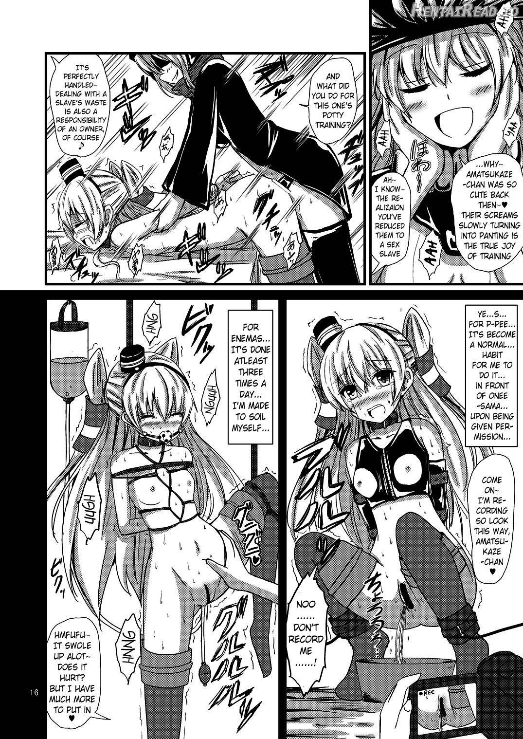 Kuubo Wo-Kyuu-chan no Amatsukaze Yuri Dorei Choukyou ~Shuuchi 3P Choukyou Hen~ Chapter 3 - page 17