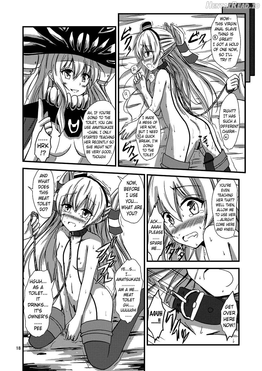 Kuubo Wo-Kyuu-chan no Amatsukaze Yuri Dorei Choukyou ~Shuuchi 3P Choukyou Hen~ Chapter 3 - page 19