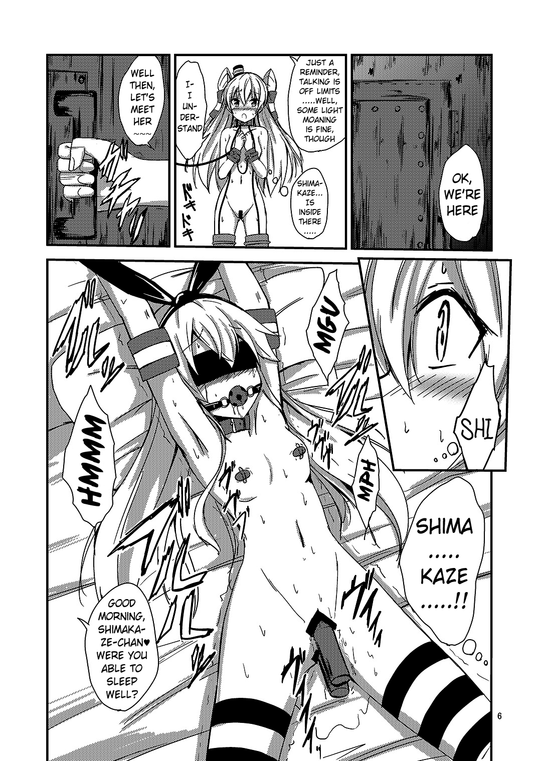 Kuubo Wo-Kyuu-chan no Amatsukaze Yuri Dorei Choukyou ~Shuuchi 3P Choukyou Hen~ Chapter 5 - page 7