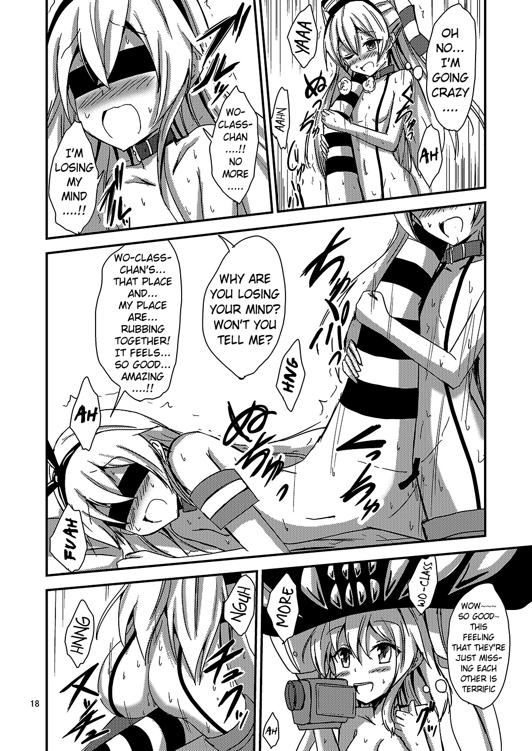 Kuubo Wo-Kyuu-chan no Amatsukaze Yuri Dorei Choukyou ~Shuuchi 3P Choukyou Hen~ Chapter 5 - page 19