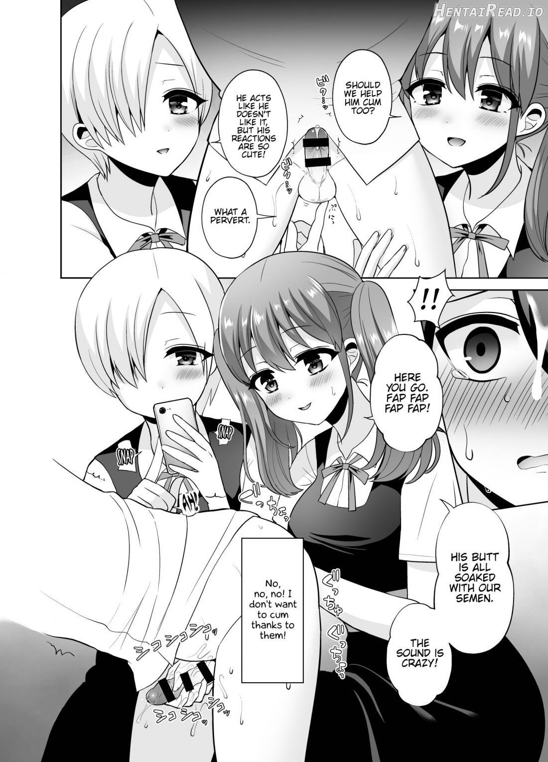 Joshikou ni Shinnyuu Shiyou to Shitara Kabe ni Hamatte Futanari Jogakusei no Nikubenki ni Saretandaga Chapter 1 - page 17