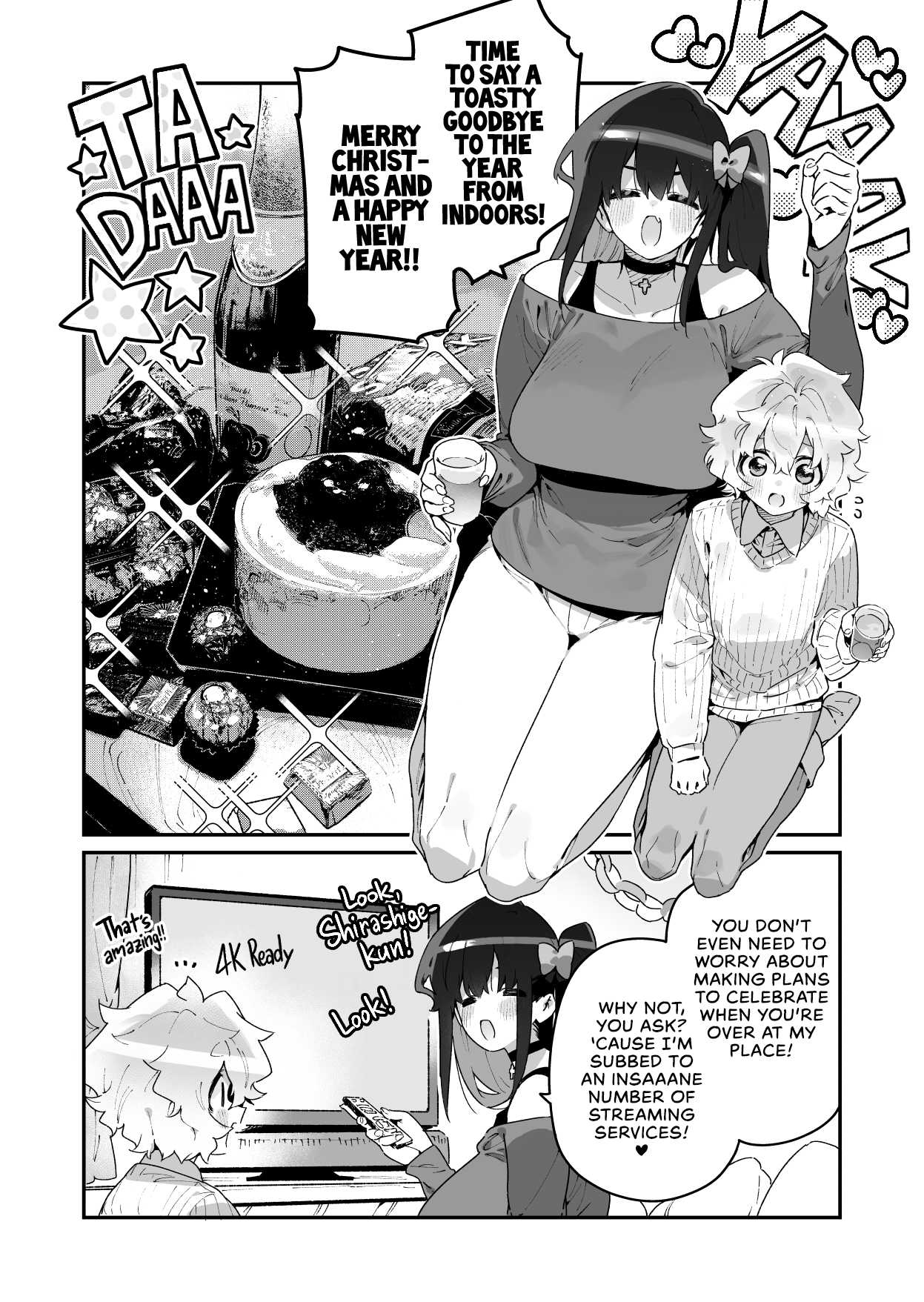 Classmate no Joshi Inma ni Renkyuuchuu no Otomarikai de Osowarechau Danshi no Hanashi Chapter 3 - page 1