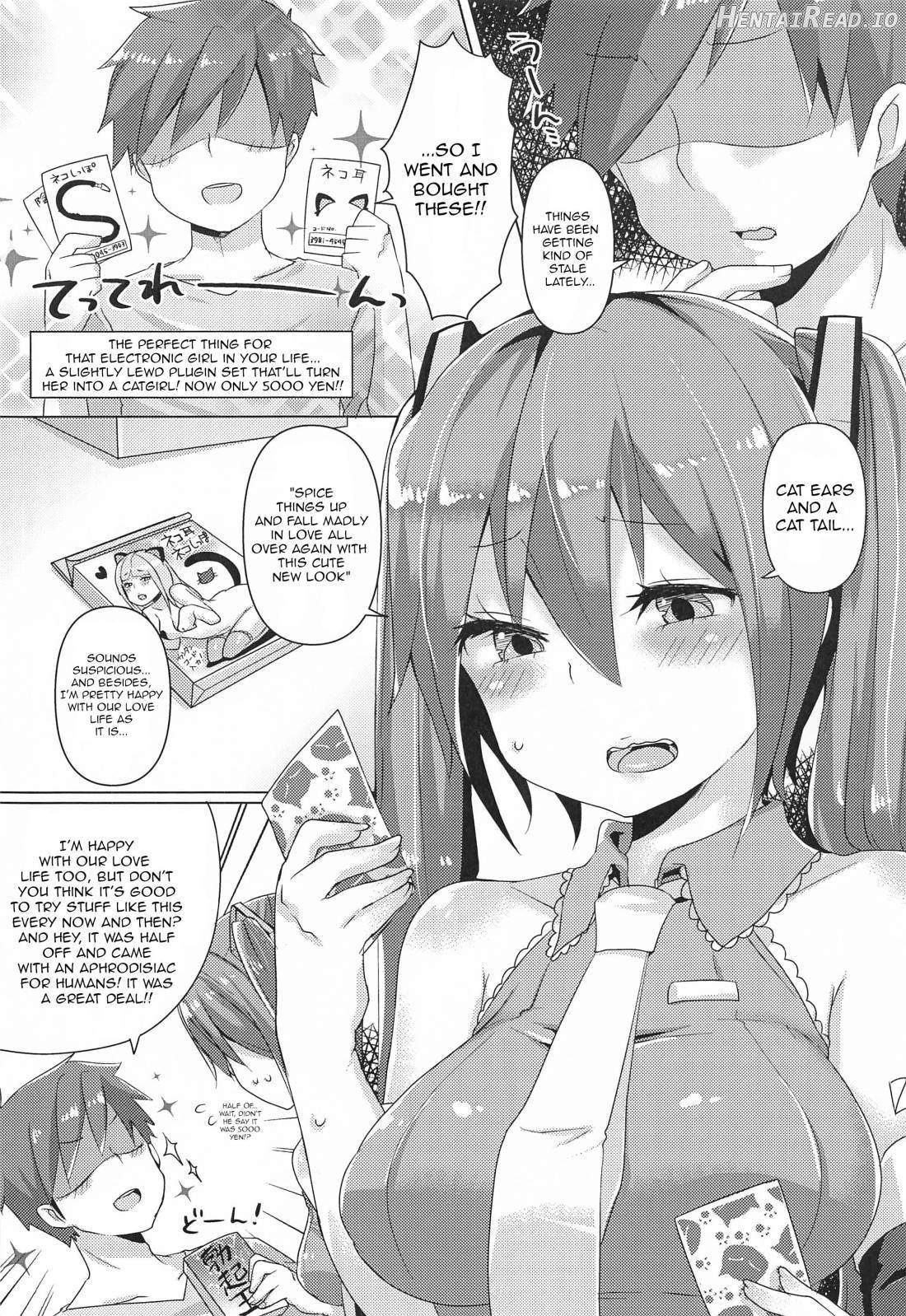 Miku-chan ni Nekomimi toka Plug in Shite Ichaicha Suru Hon Chapter 1 - page 2