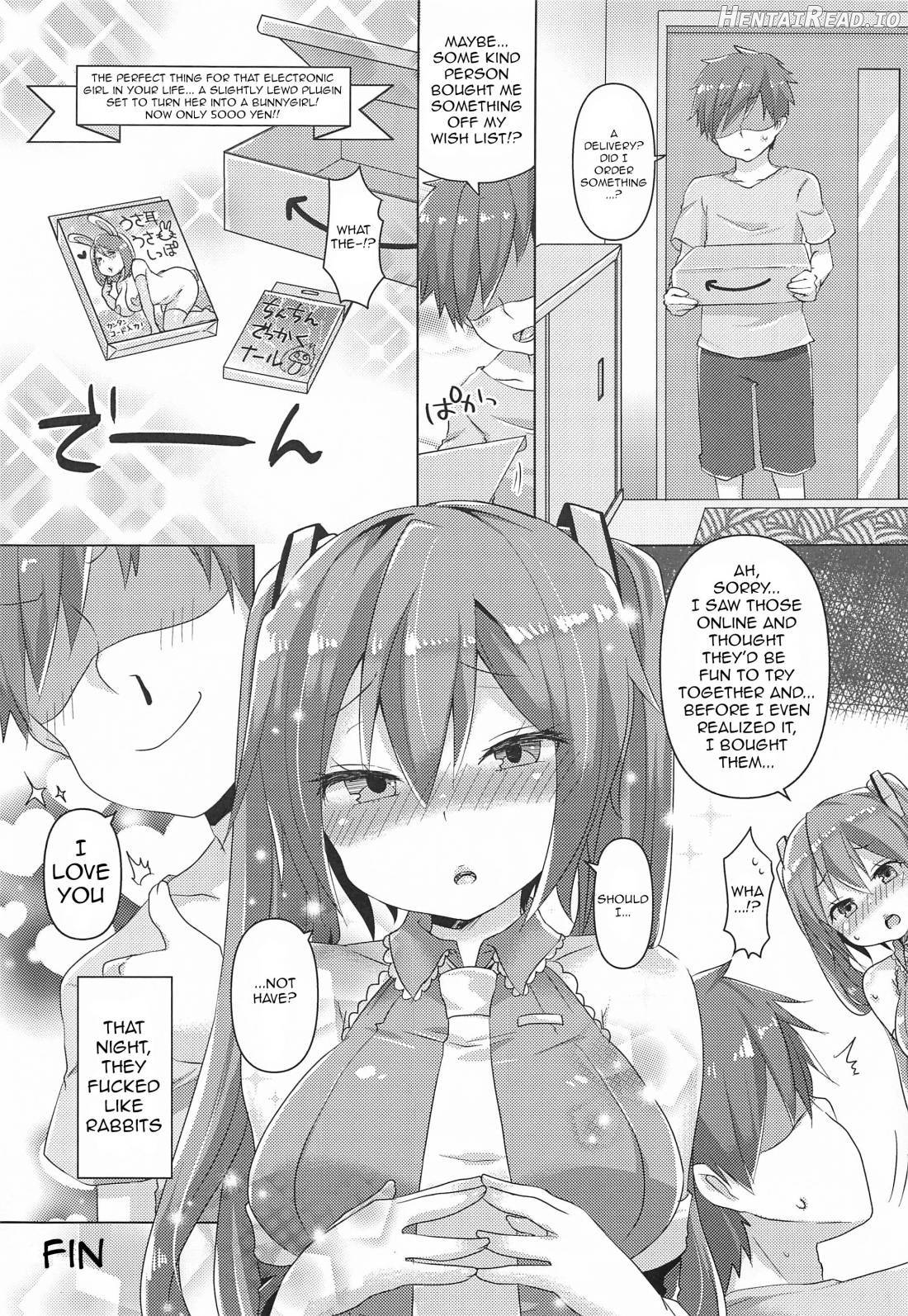 Miku-chan ni Nekomimi toka Plug in Shite Ichaicha Suru Hon Chapter 1 - page 21