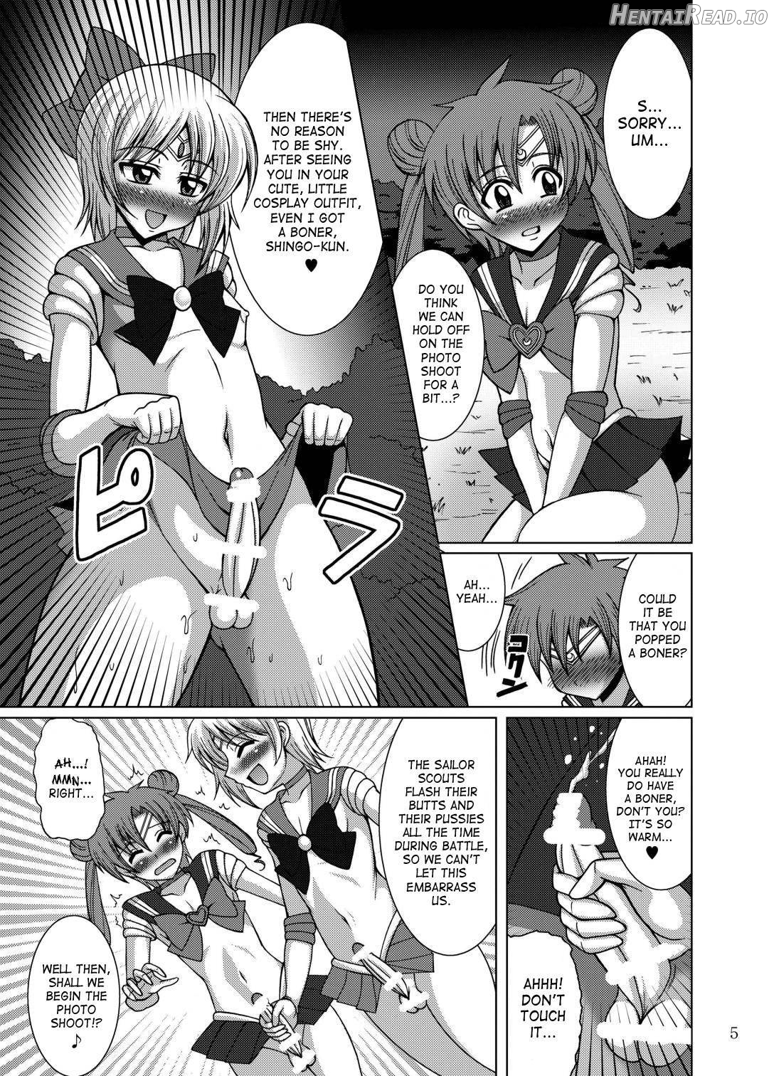 Sailor Fuku Josou Shounen Senshi vs Gaibu Taiyoukei San Senshi Chapter 1 - page 4