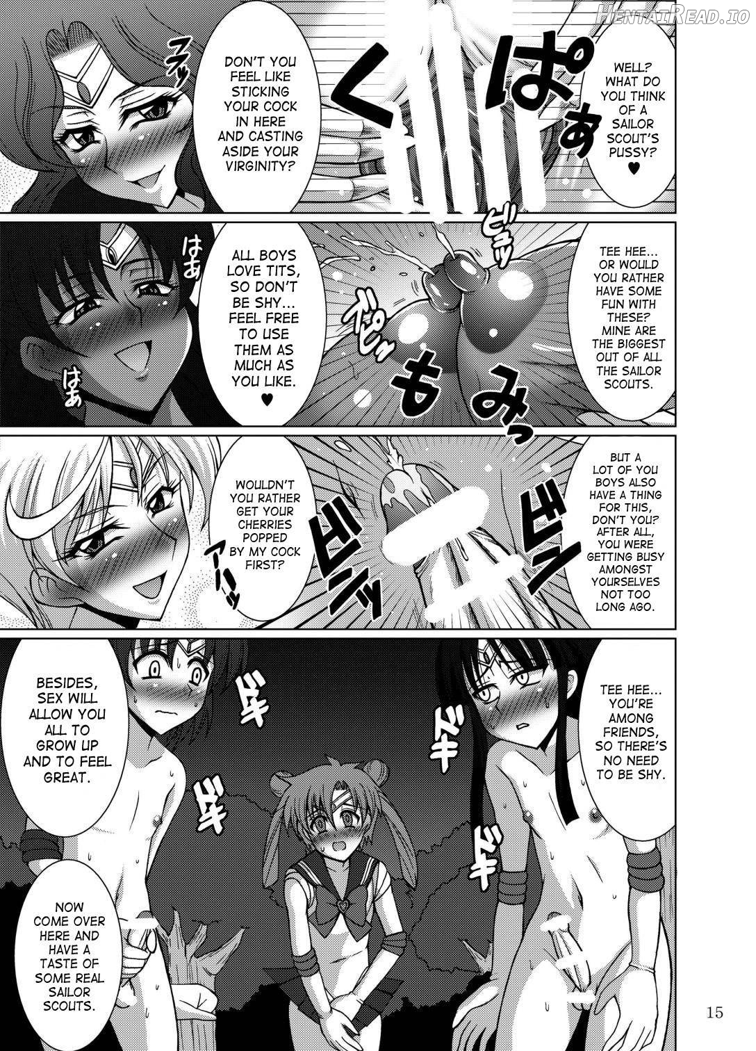 Sailor Fuku Josou Shounen Senshi vs Gaibu Taiyoukei San Senshi Chapter 1 - page 14