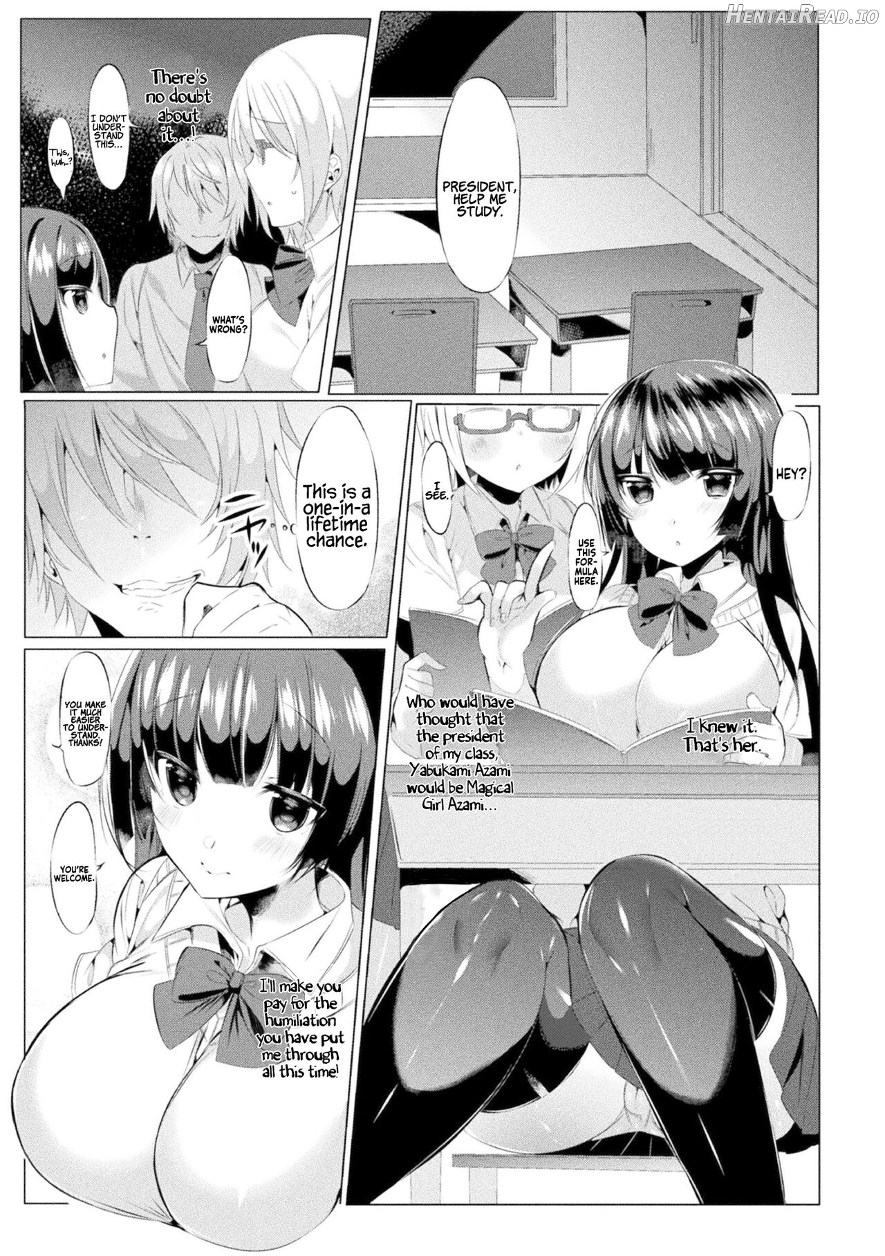 Mahou Shoujo Azami wa Ochite Saku Chapter 1 - page 4