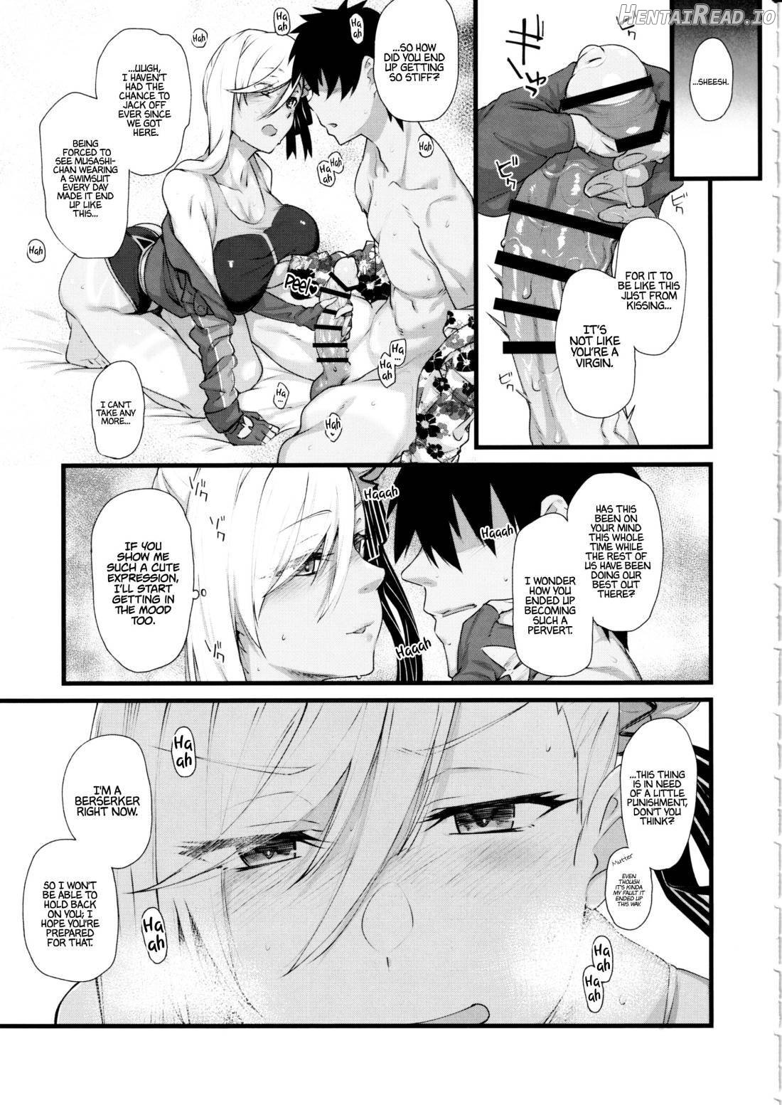 Musashi-chan ga Ecchi Sugiru kara Asedaku Mizugi Sex o Shiyou Chapter 1 - page 4