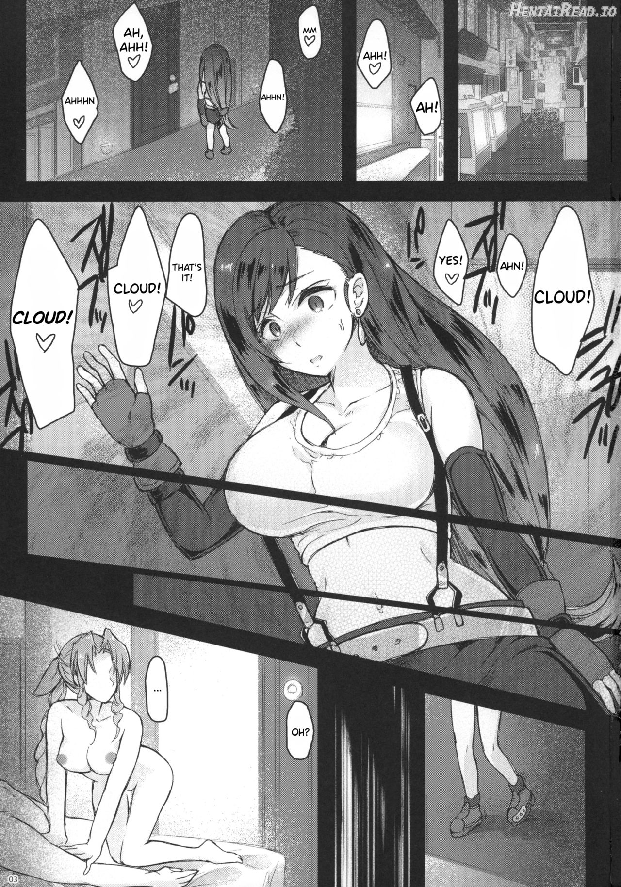 Futanari Doutei Tifa Yon -Yuuwaku- Inran Mesuchinpo Kairaku Ochi Chapter 1 - page 3