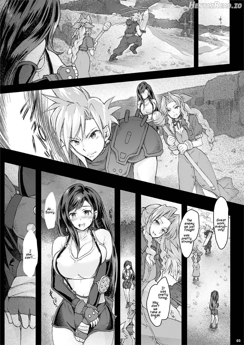 Futanari Doutei Tifa Yon -Yuuwaku- Inran Mesuchinpo Kairaku Ochi Chapter 2 - page 2