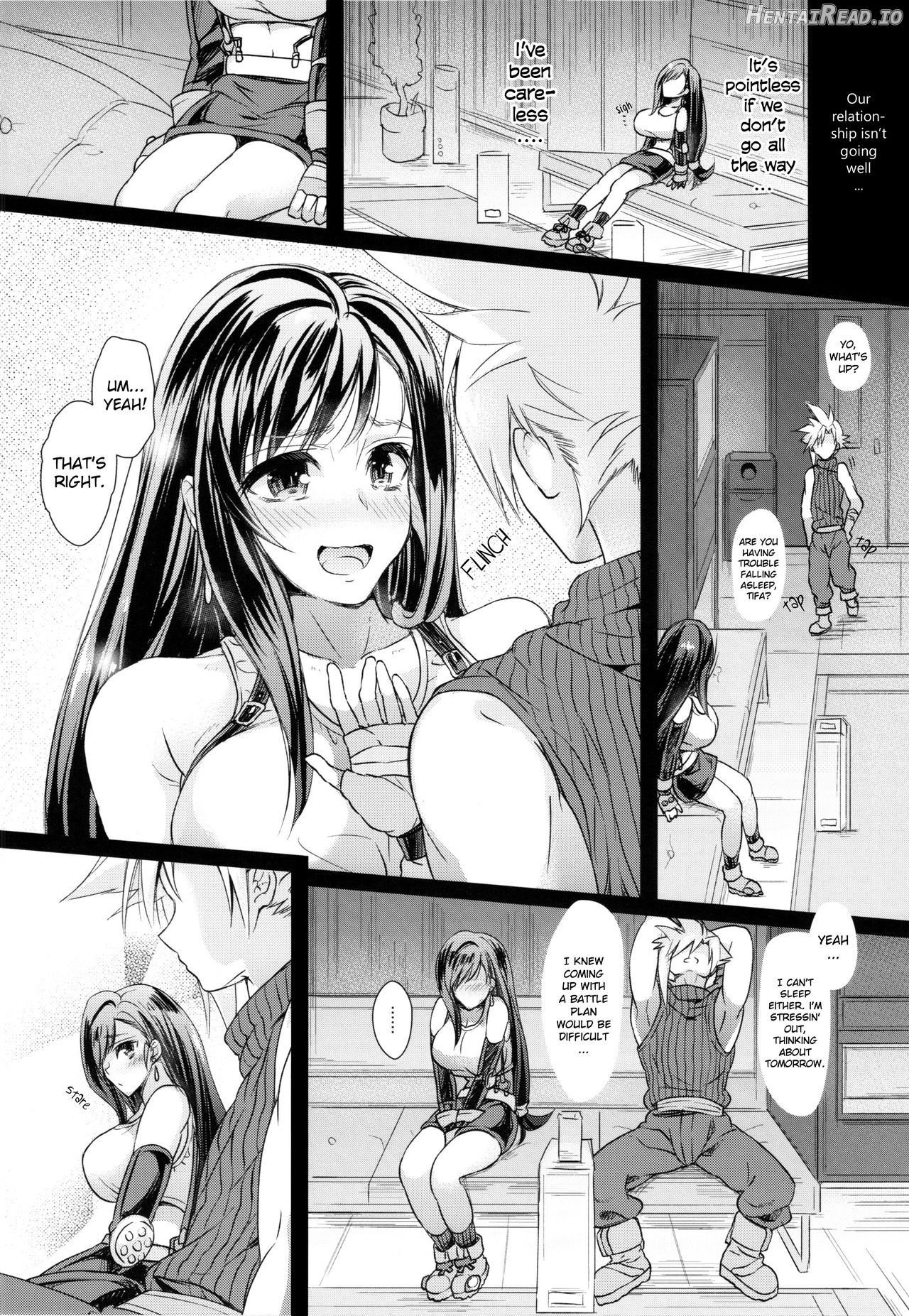 Futanari Doutei Tifa Yon -Yuuwaku- Inran Mesuchinpo Kairaku Ochi Chapter 3 - page 3