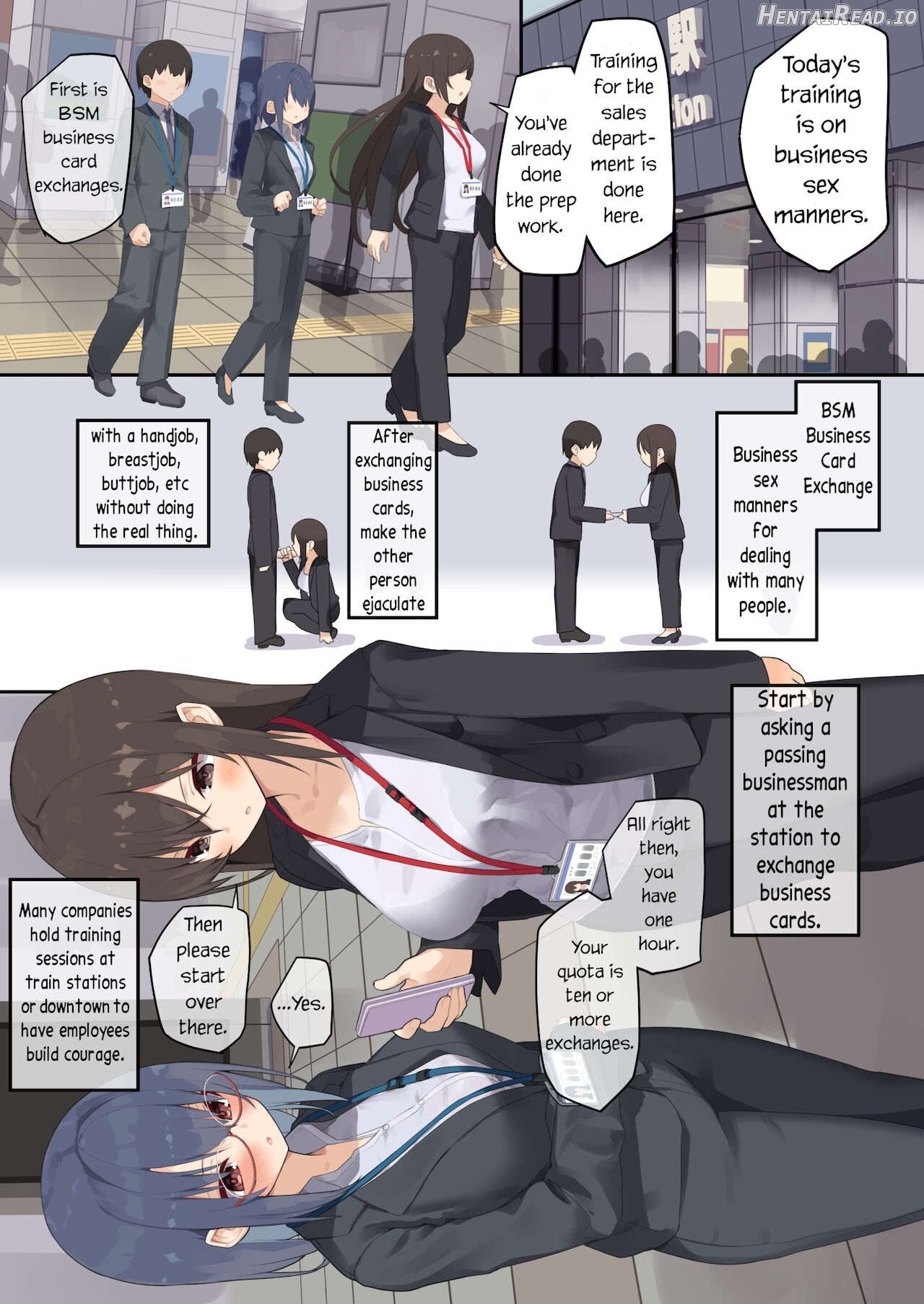 Business Sex Manner ~Fukushuu no Joushi Hen~ Chapter 2 - page 7