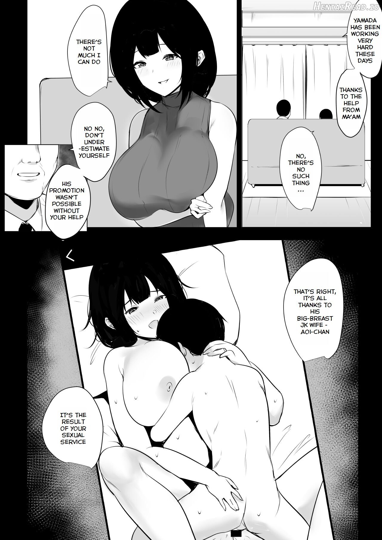 Boku dake ni Amaesasete Kureru Kyonyuu JK Tsuma o Hoka no Otoko ni Dakasete Mita 2 Chapter 4 - page 9