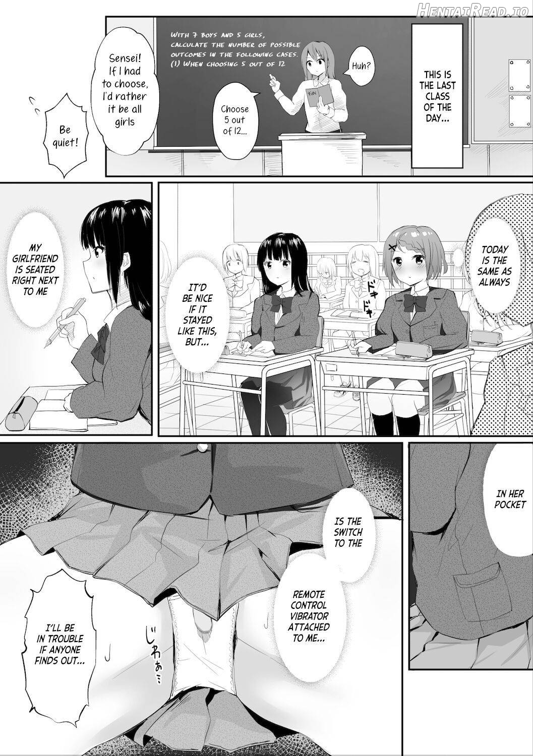 Jugyouchuu ni RemoCon Rotor Tsukerareta Okaeshi ni Kousoku Les Sex Suru Hanashi Chapter 1 - page 2