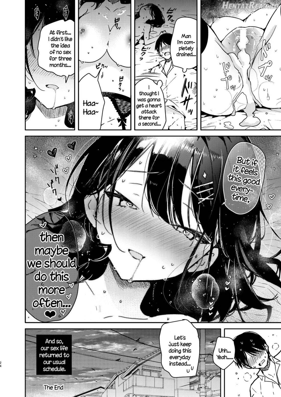 Seiyoku Tsuyome na Kanojo to Kinyoku Kaikin Renzoku Shasei Ecchi Chapter 1 - page 23