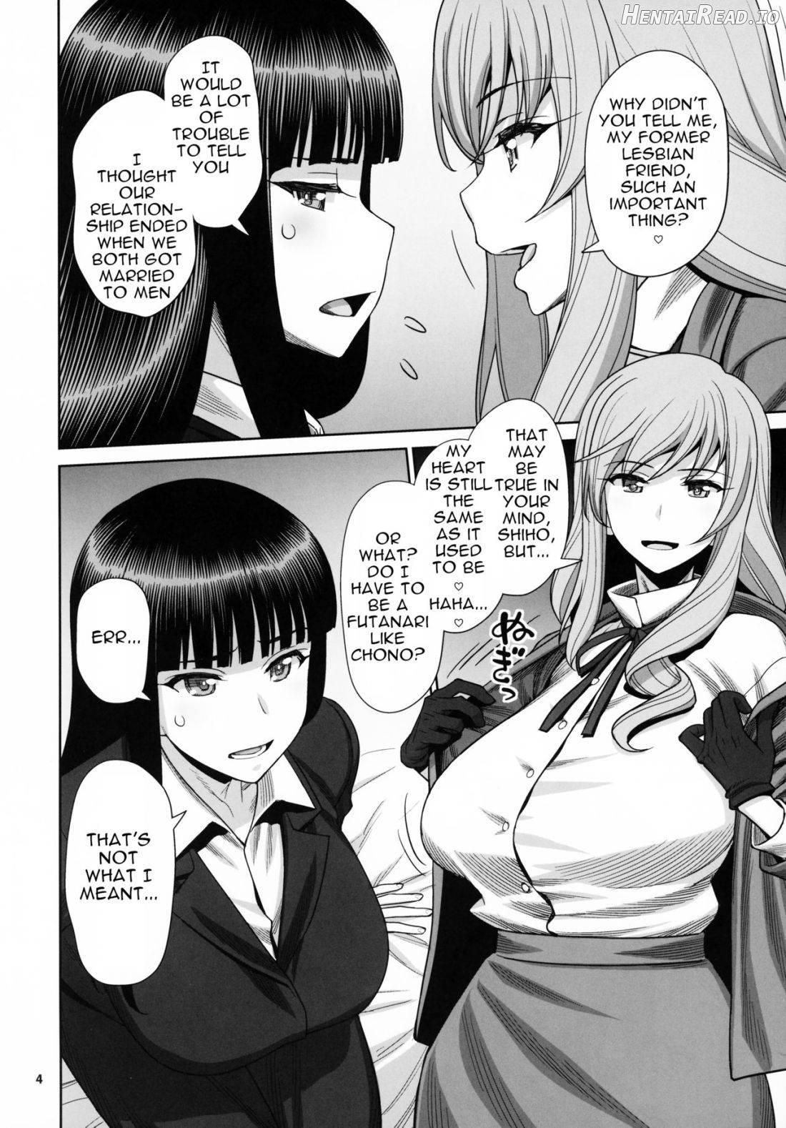 Shimada-ryuu VS Nishizumi-ryuu Bijukujo Lesbian Kyokugen Kougyaku Gurui Chapter 1 - page 3