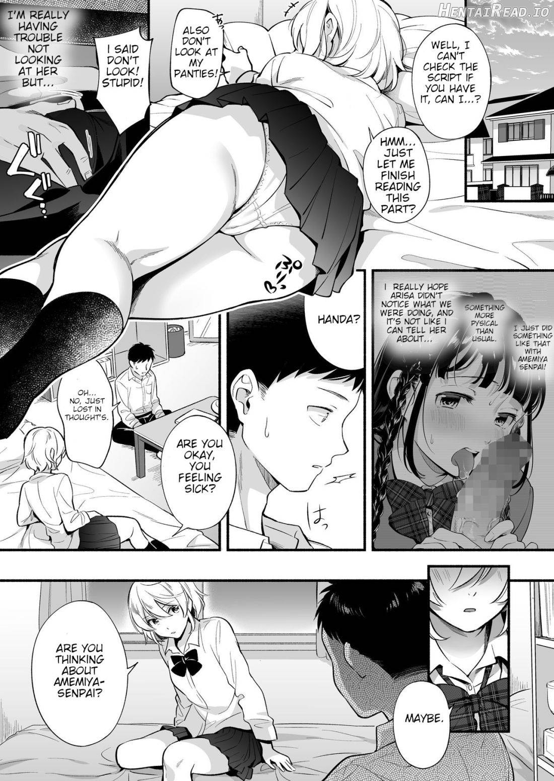 Docchi to... Suru? Seiso na Senpai? Kachiki na Osananajimi? Chapter 1 - page 8