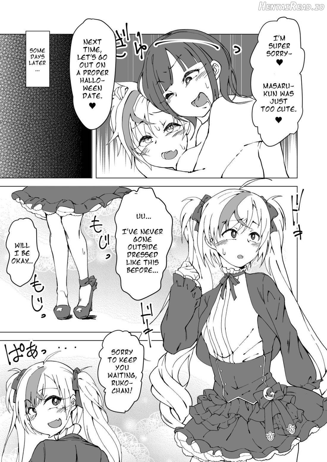 Uta x Masaru Halloween Futanari Chikan Densha Chapter 1 - page 12