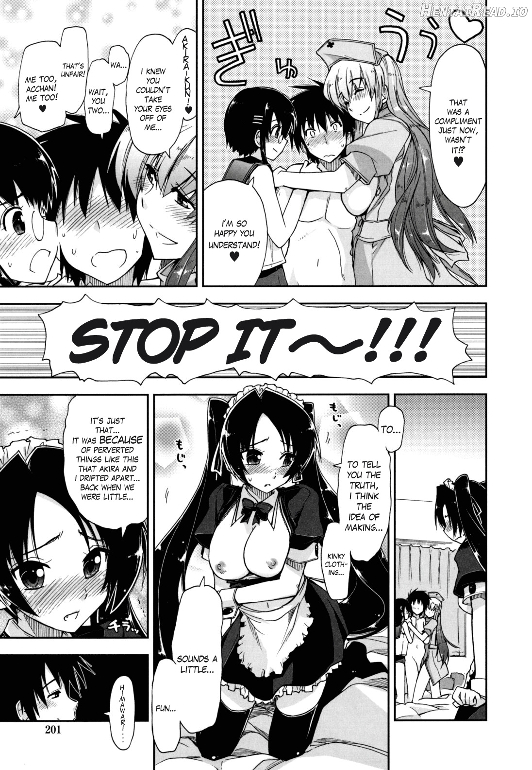 Mosaic x Sanshimai Bangai Hen Chapter 1 - page 197