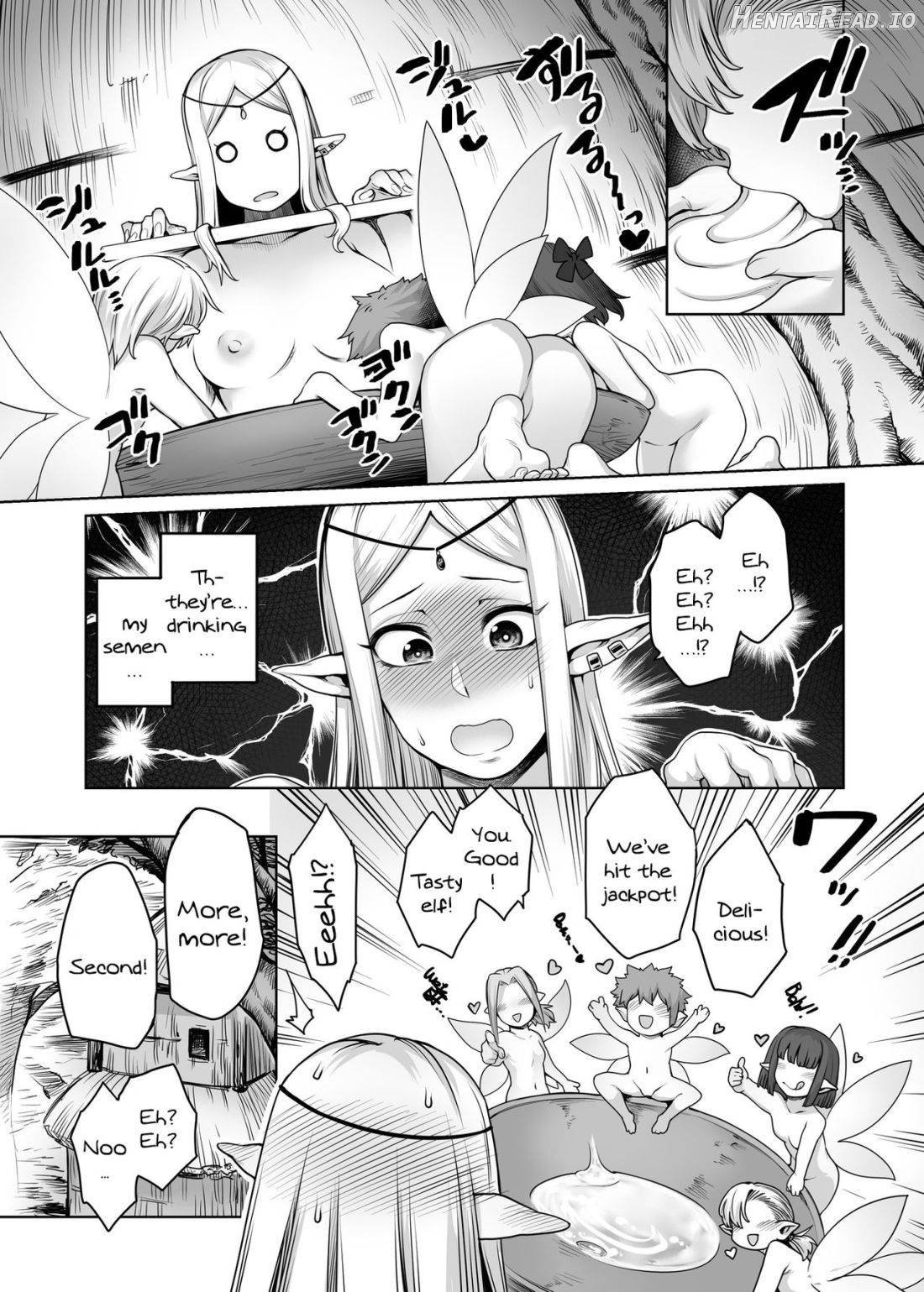 Futanari Elf to Yousei no Mori Chapter 1 - page 9