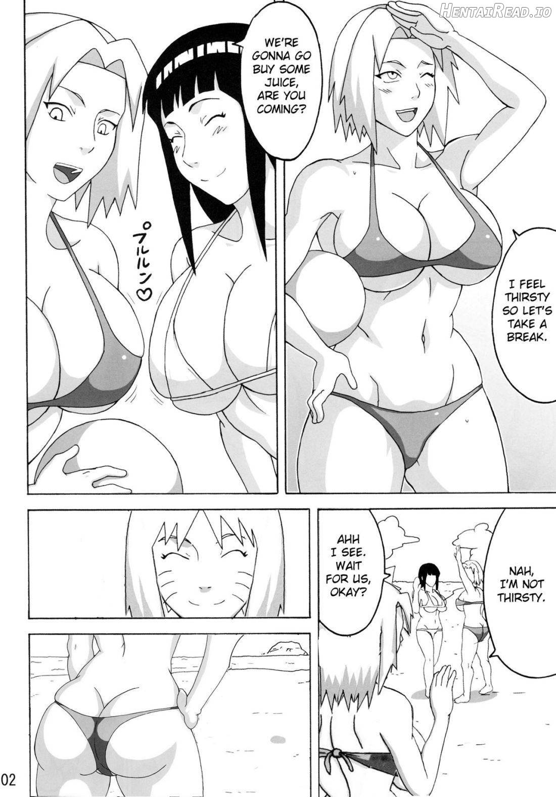 Konoha Girls In The Beach Chapter 1 - page 3