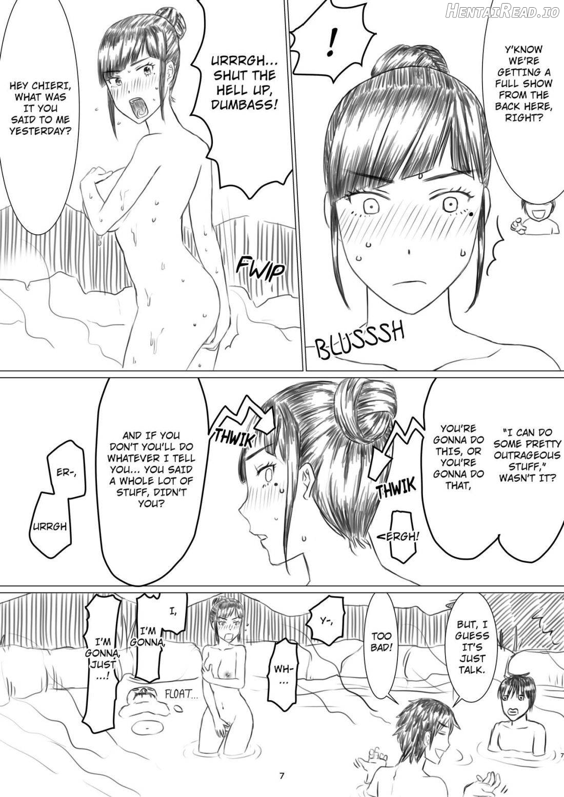 Chieri-san wa Makerarenai! Netorase Konyoku Onsen Chapter 1 - page 8