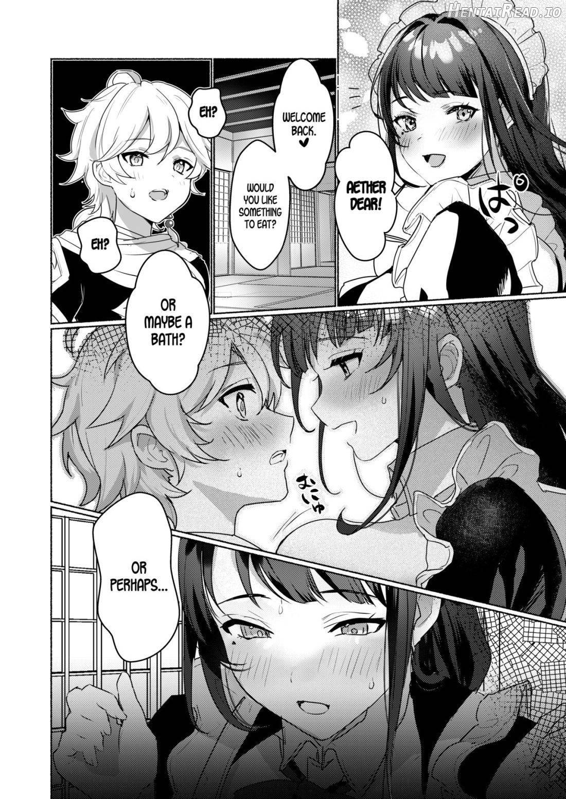 Inazuma Clumsy Maid Chaya ~ Cosplay Sex With The Unusually Horny Maids ~ Chapter 1 - page 2