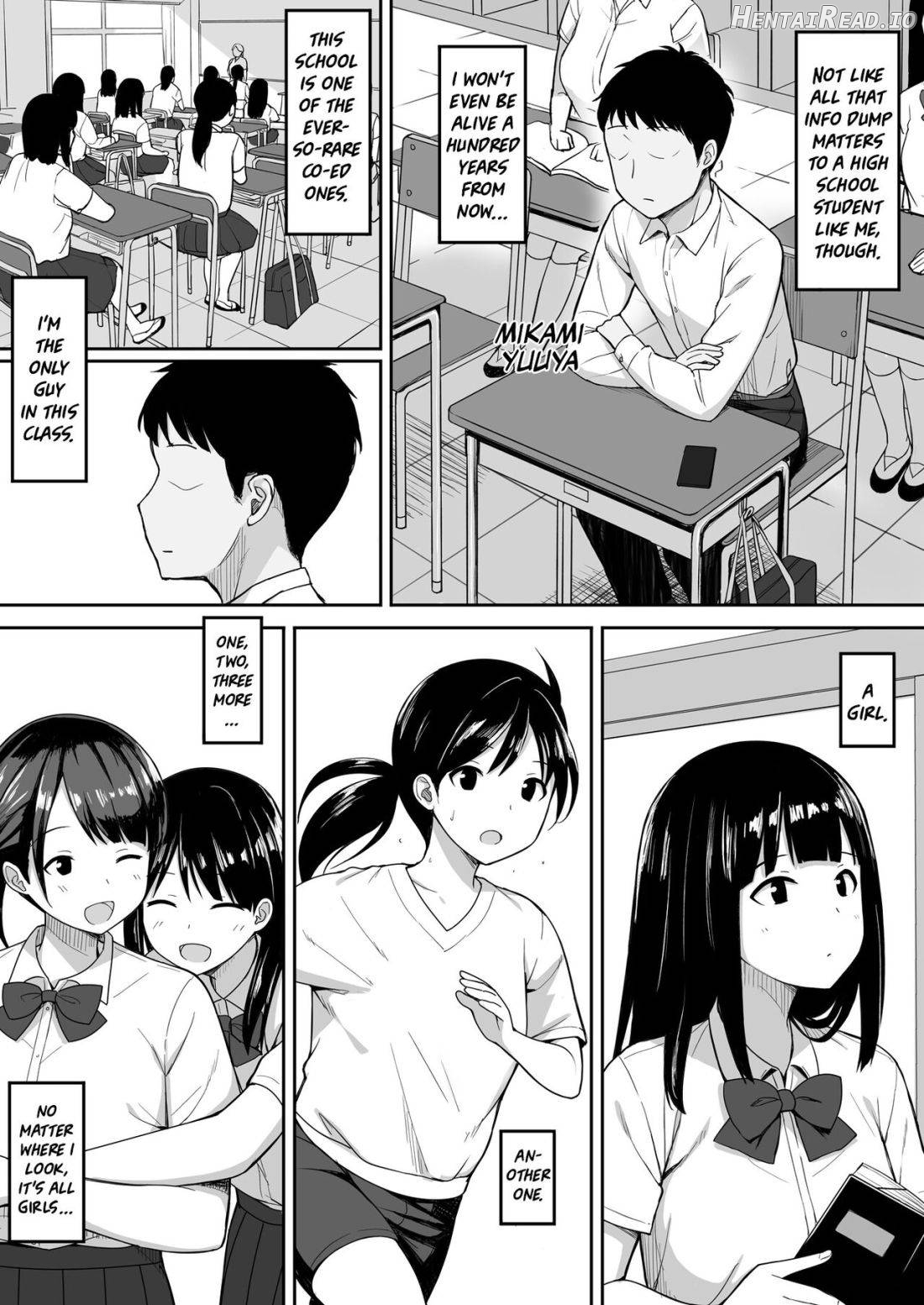 Otoko no Kazu ga 10-bun no 1 ni Natta Sekai de Shitai Houdai Chapter 1 - page 3