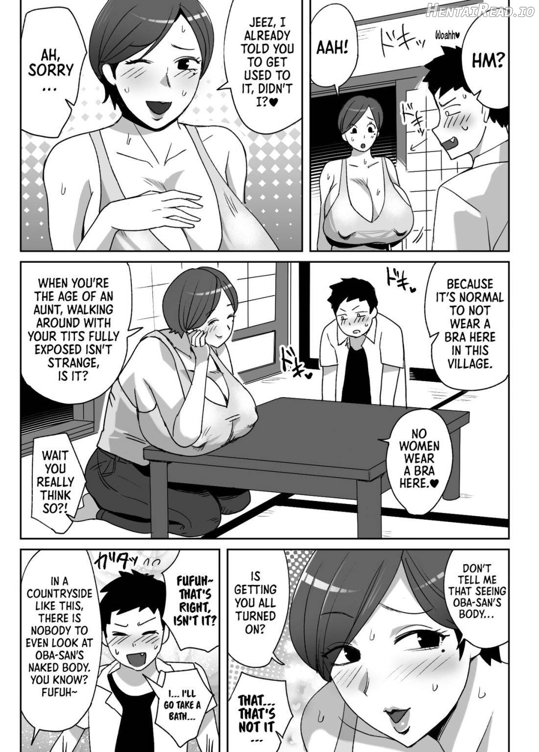 Jibun no Bakunyuu Body ga Eroito Omottenai Inaka no Obasan ni Hatsujou Shite Shimatta Boku Chapter 1 - page 6