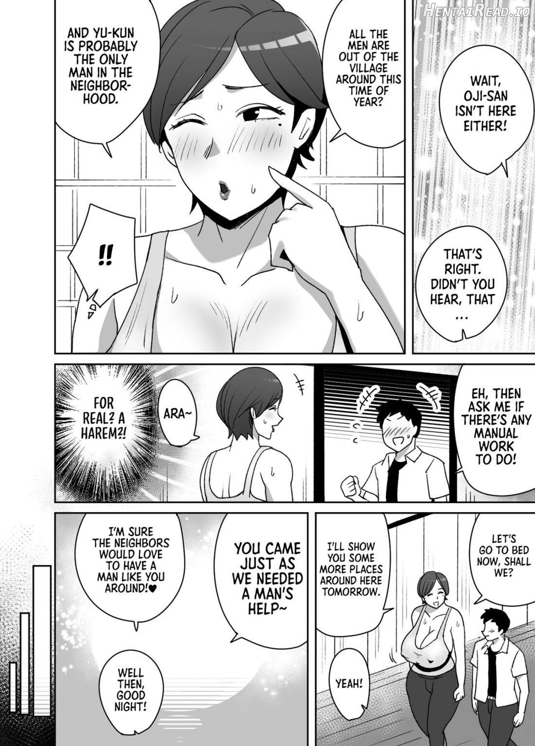 Jibun no Bakunyuu Body ga Eroito Omottenai Inaka no Obasan ni Hatsujou Shite Shimatta Boku Chapter 1 - page 7