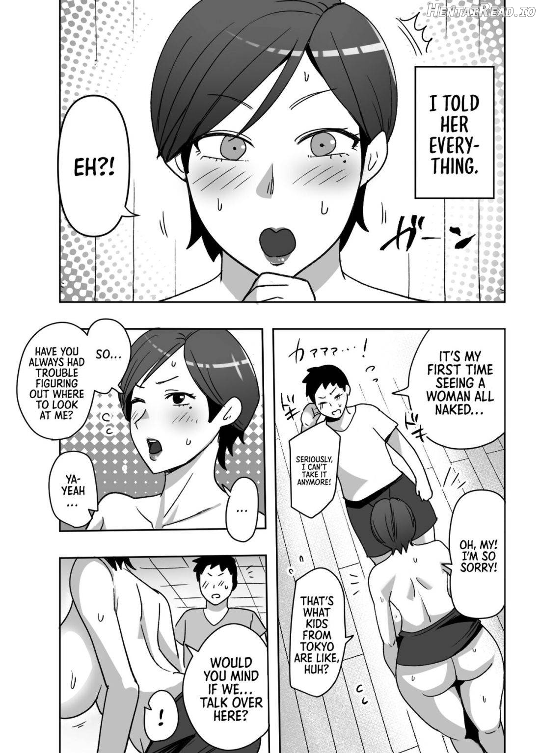 Jibun no Bakunyuu Body ga Eroito Omottenai Inaka no Obasan ni Hatsujou Shite Shimatta Boku Chapter 1 - page 12