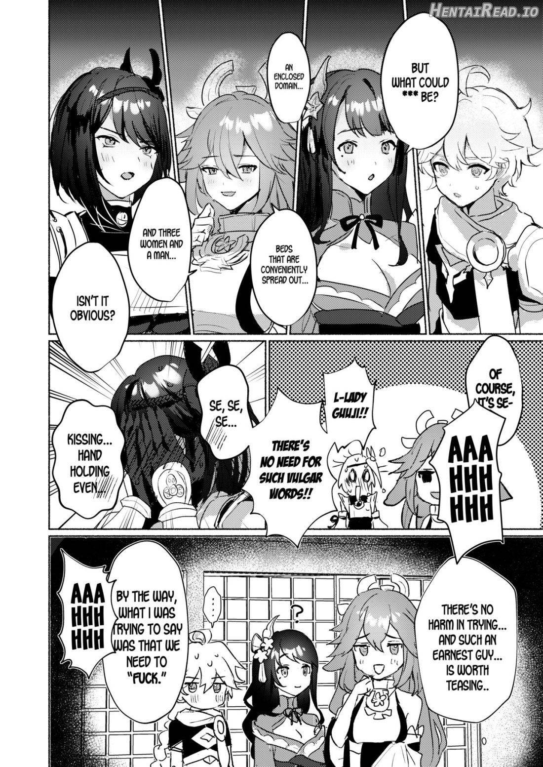 Inazuma Gosanke to Sex Shinai to Derarenai Hikyou - Inazuma Triumvirates and the F**k or Die Domain Chapter 1 - page 3