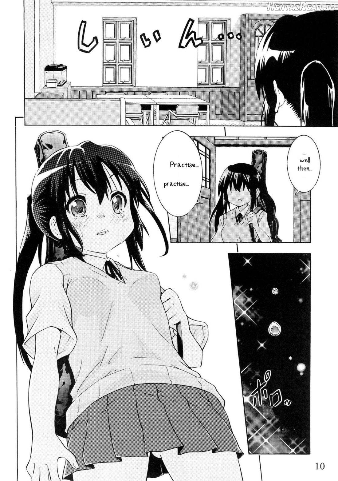 YURI-ON! #1 "Mesomeso Azunyan!" Chapter 1 - page 8