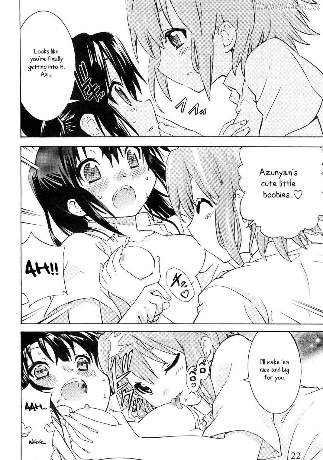 YURI-ON! #1 "Mesomeso Azunyan!" Chapter 1 - page 20