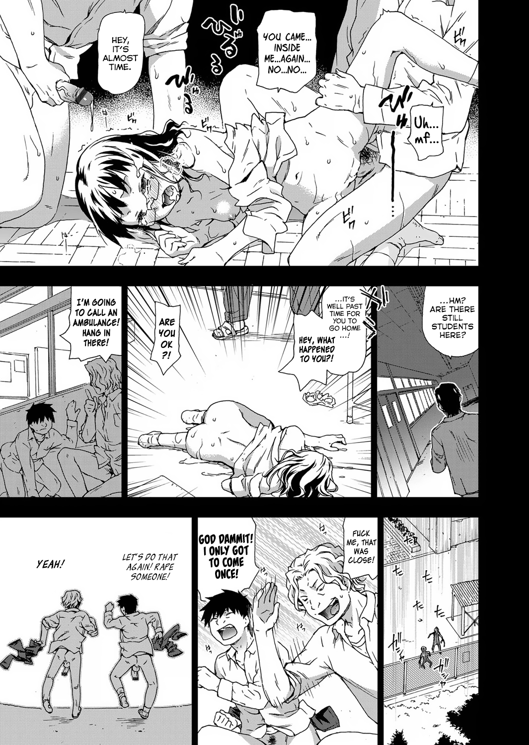 JC Shuudan Rape Mensetsu! Shiritsu Ryoujoku Joshikou Chapter 1 - page 7