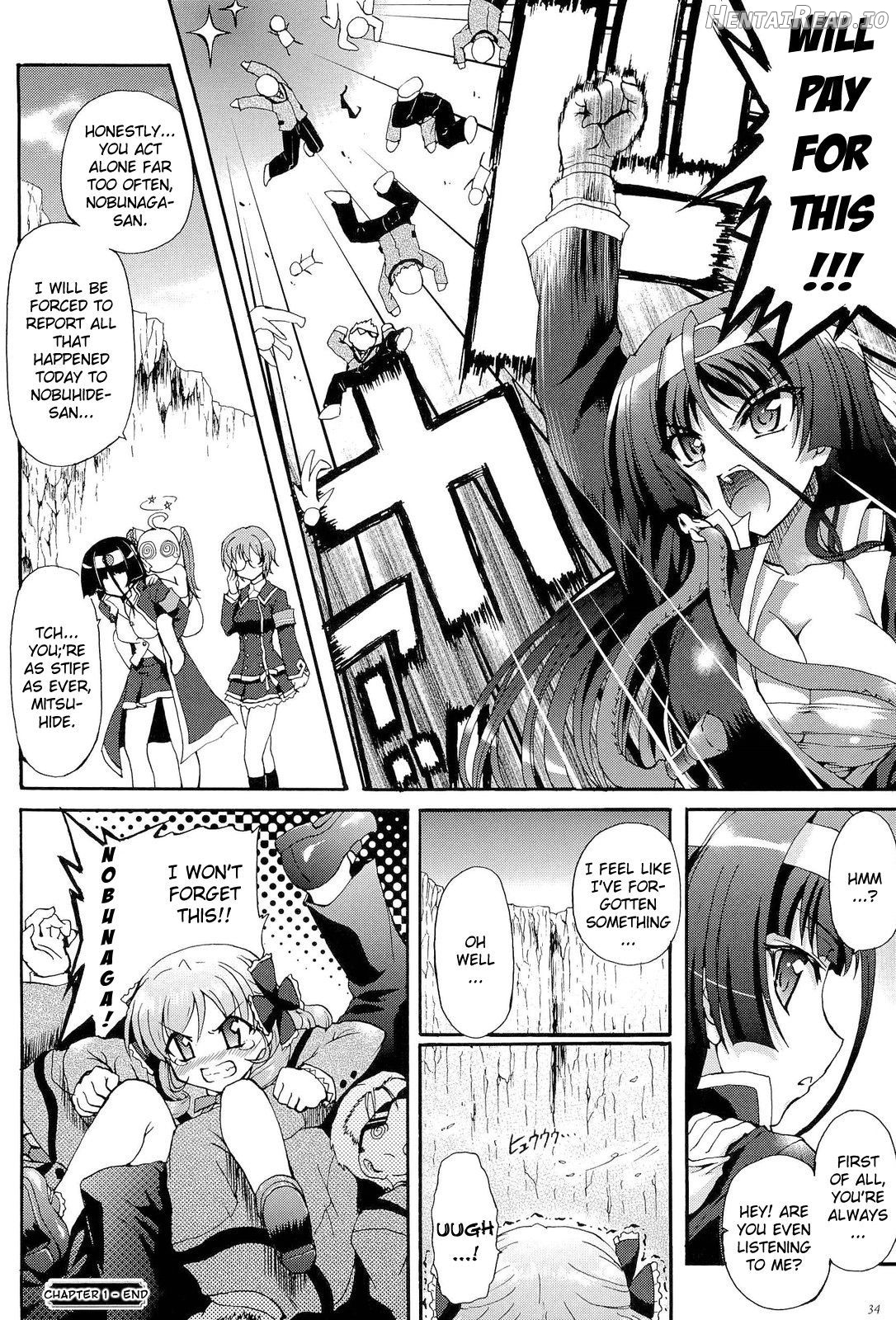 Sengoku Gakuen Senki Nobunaga! ~Inka Ryouran, Mizugi Taisen!~ Genteiban Chapter 1 - page 34