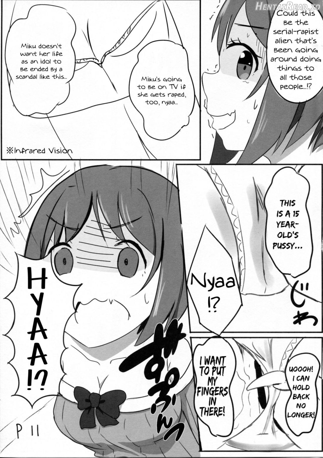 Maekawa Miku vs Predator Chapter 1 - page 8