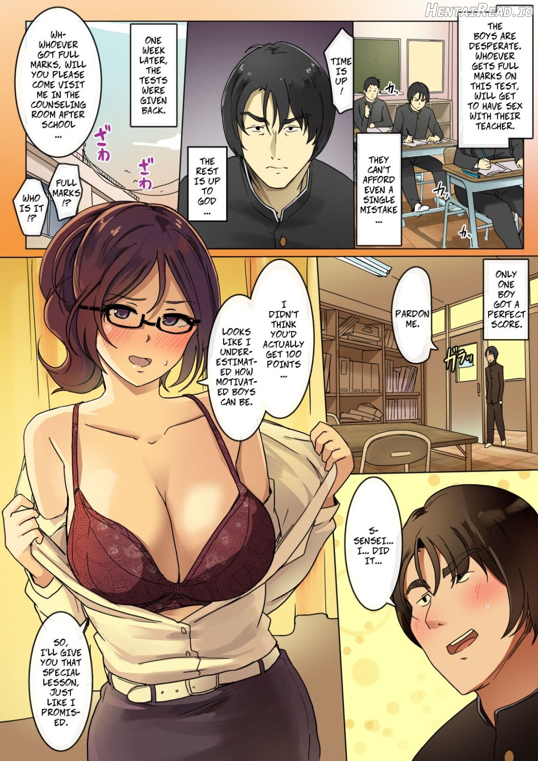 Female Teacher at an All Boys School Chapter 1 - page 4