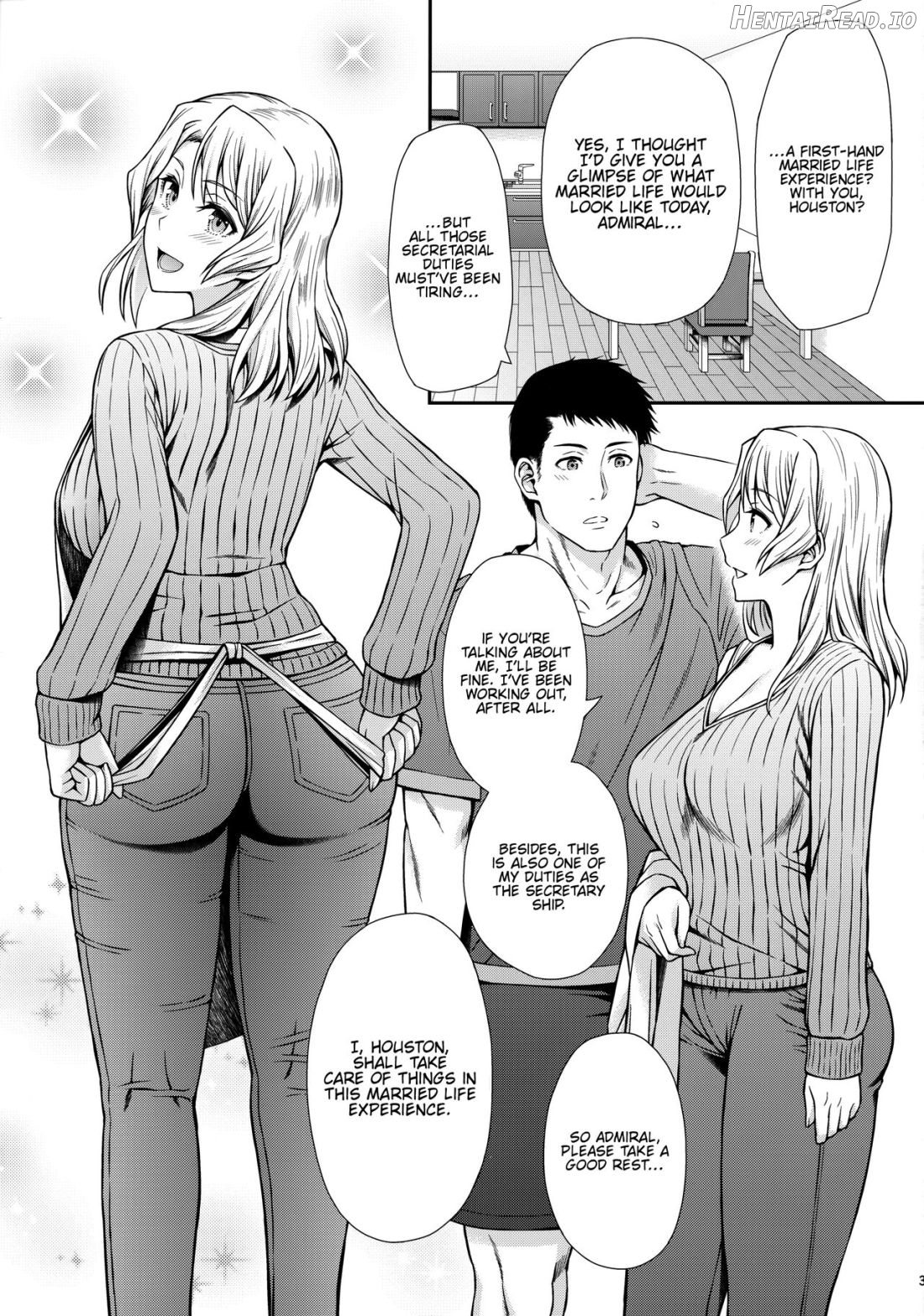 Houston-san to Kodzukuri o Ippai Ganbaru Ohanashi. Chapter 1 - page 4