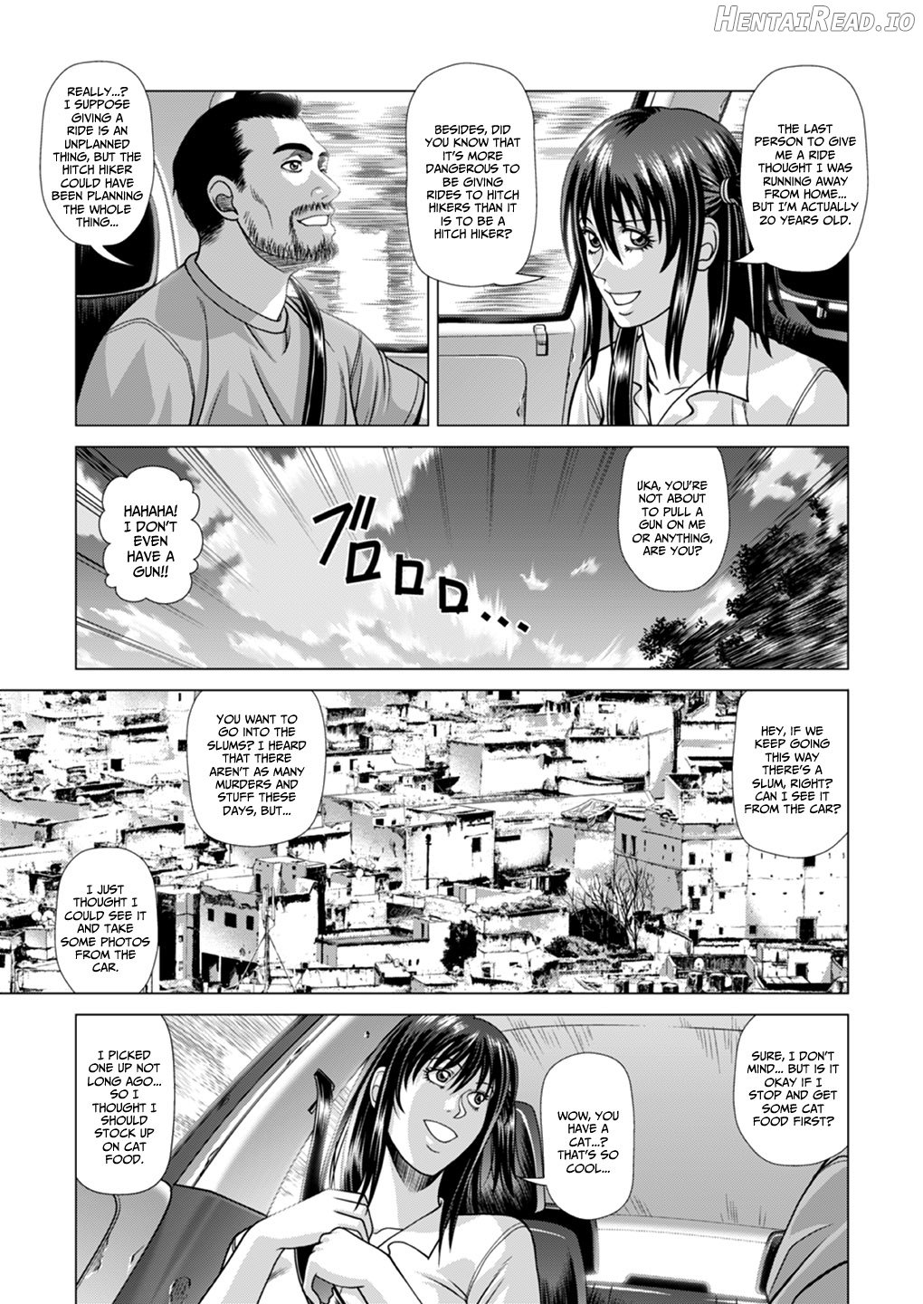 Slum-gai ni Tsurete ikareta Watashi ~Hitchhike de Rinkan Jigoku~ Chapter 1 - page 4