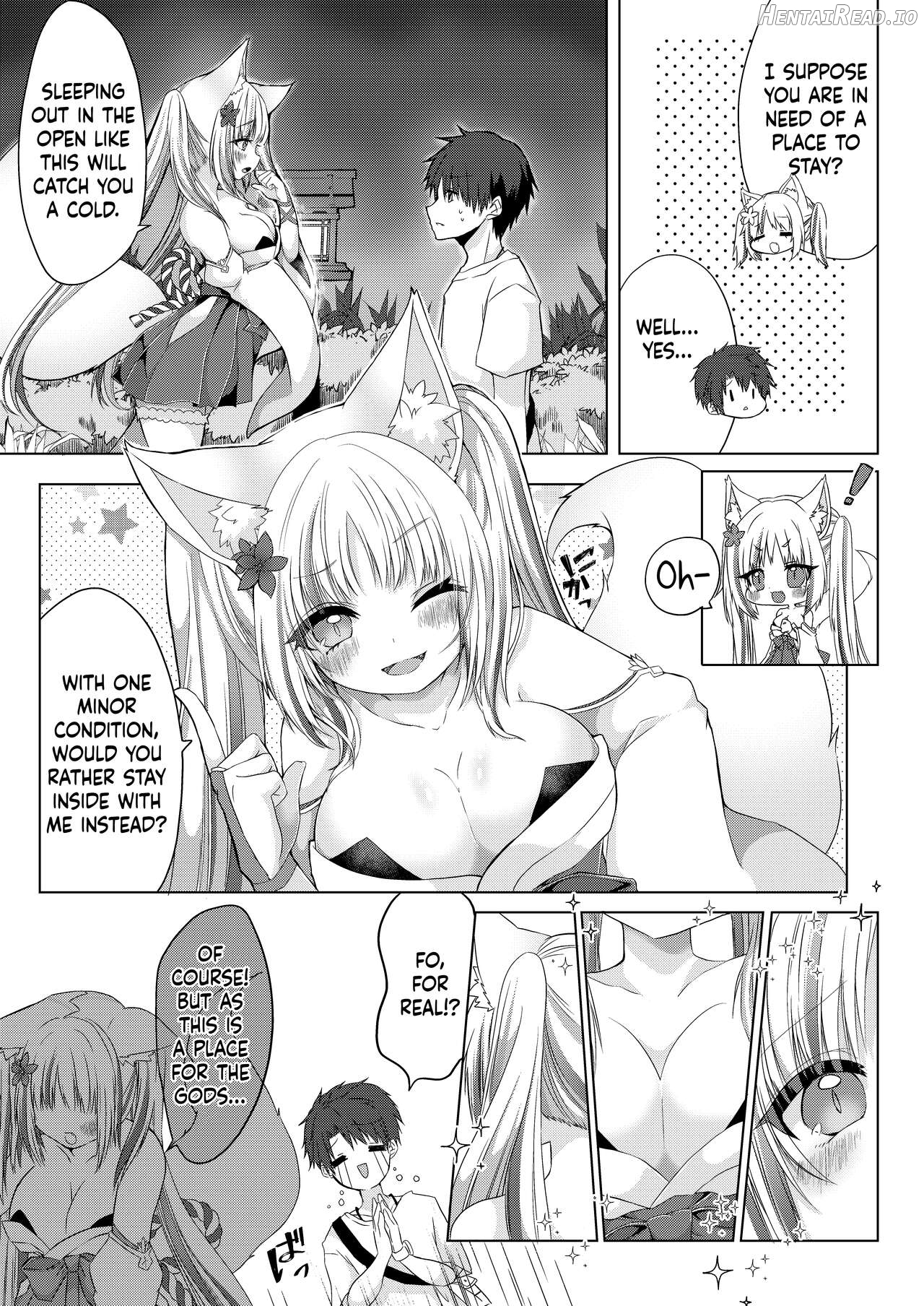 Kitsuneko Miko Ichiya Taiken Course?! Chapter 1 - page 4