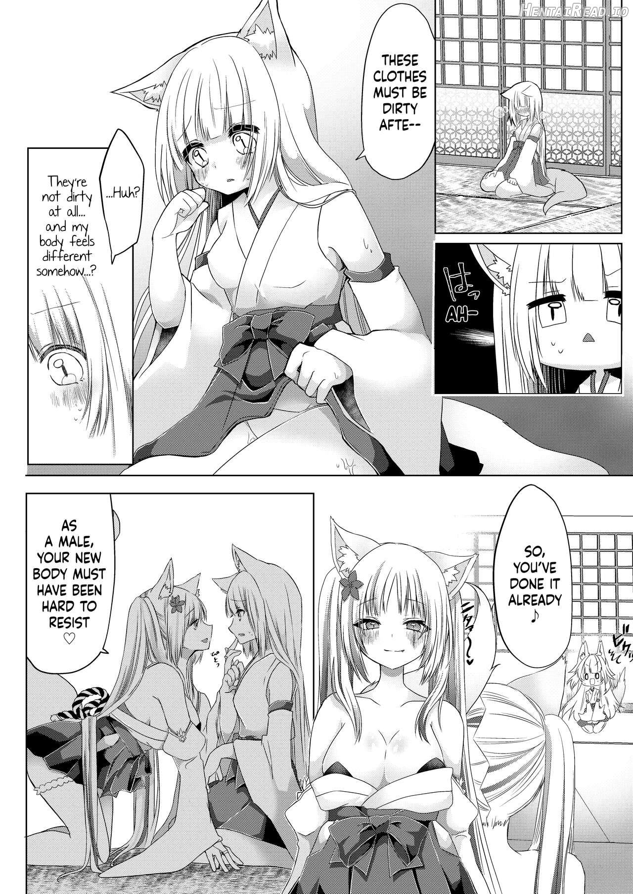 Kitsuneko Miko Ichiya Taiken Course?! Chapter 1 - page 19