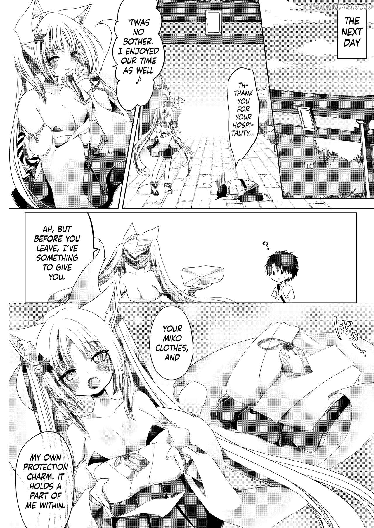 Kitsuneko Miko Ichiya Taiken Course?! Chapter 1 - page 31